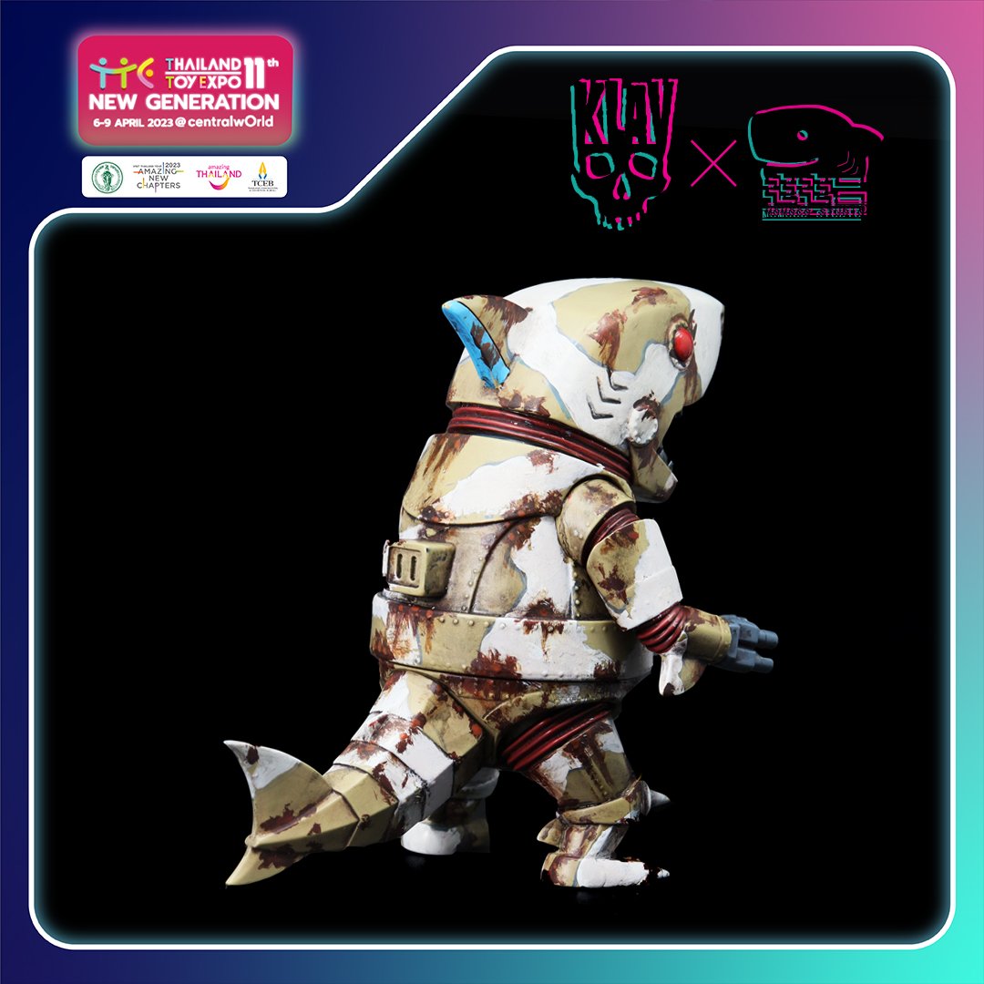 Momoco Studios x Merry Go Round Mecha Shark Lord Klav Momoco Studios x Merry Go Round Mecha Shark Lord Klav